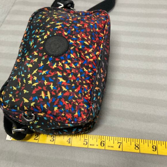 Kipling Abanu Small Crossbody with Multicolor Bird Pattern. Good Pre-Owned - Picture 11 of 12
